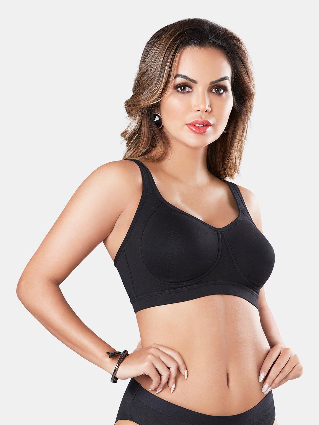 Non-Padded Wire-Free T-shirt Bra Comfortable Full Coverage