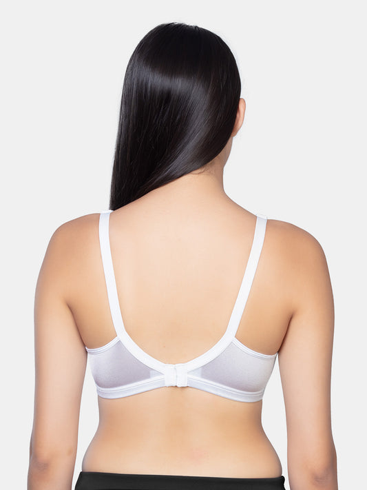 Padded Polyester Spandex Medium Coverage Wirefree Everyday Bra – SWARA