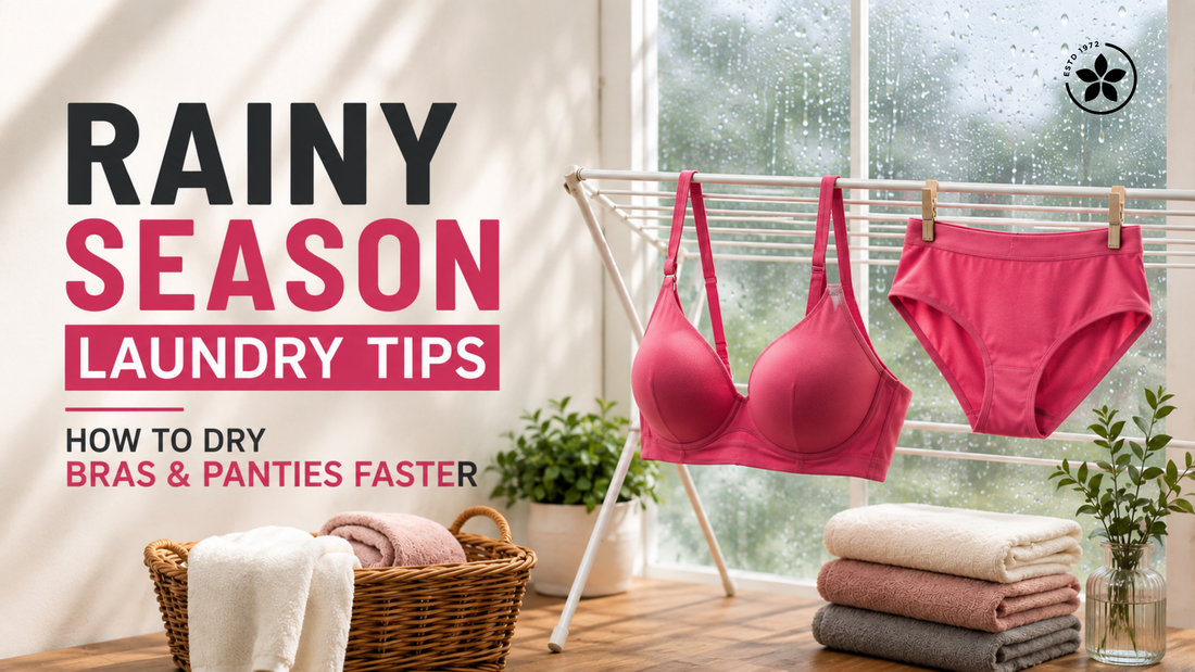 Rainy Season Laundry Tips: How to Dry Bras & Panties Faster
