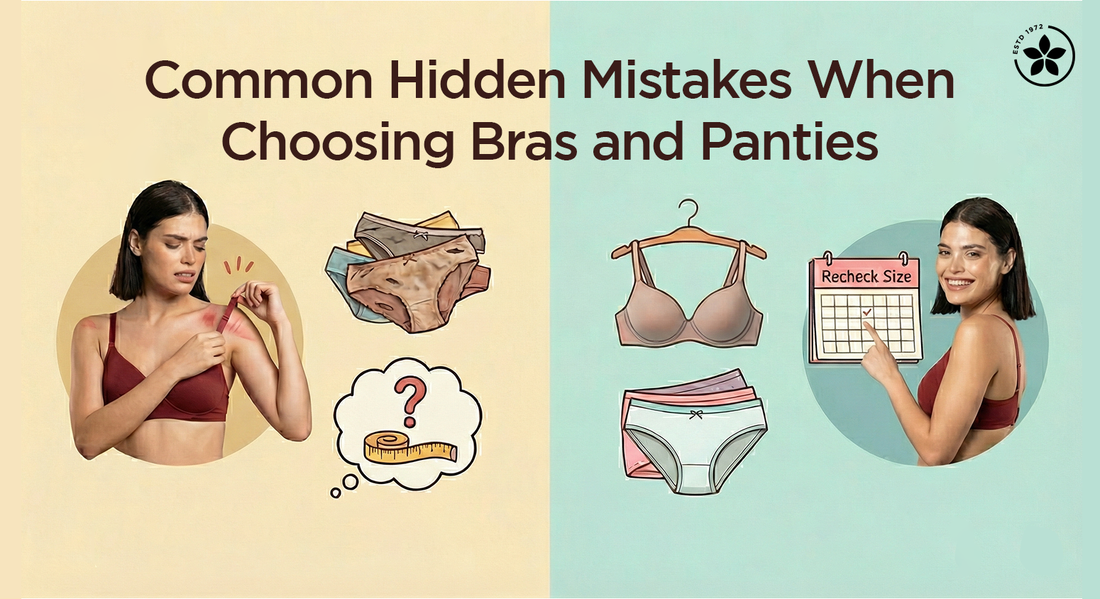 Common Everyday Bad Habits People Unknowingly Make When Choosing Bras and Panties
