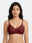 Lightly Padded Wirefree T-Shirt Bra for Women | Medium Coverage Convertible Straps - 0015