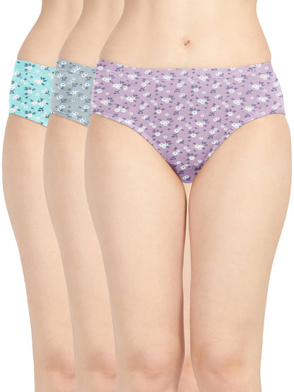Ultra Soft Modal Everyday Mid Rise Stretchable Full Coverage Everyday Panty with Concealed Waistband