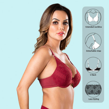 Lace Balconette Bra - Emily