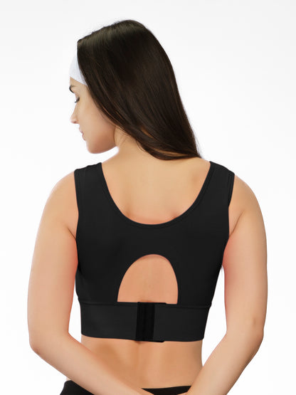 Non Padded Wirefree Full Coverage Sports Bra in Breathable Lycell Spandex Fabric with U-Back – ACTION
