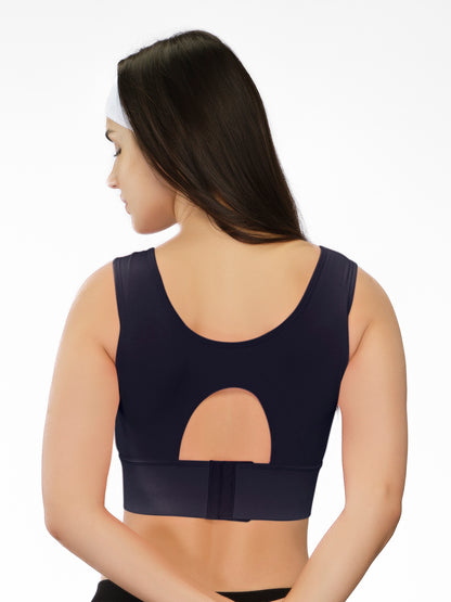 Non Padded Wirefree Full Coverage Sports Bra in Breathable Lycell Spandex Fabric with U-Back – ACTION