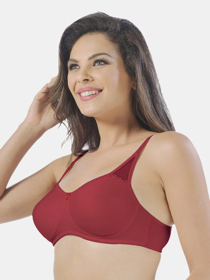 Antra-Women's-Regular-Bra-Maroon-Left