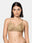 Padded Moulded Full Coverage Soft Microfiber Everyday T Shirt Bra with Smooth V Neckline, Adjustable Straps, Hook & Eye Closure – Biana