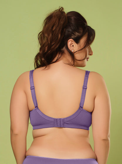 Sonari Women’s Bluma Ultimate Lift Bra | 3-Piece Cup, Full Coverage, Lace Styling, Side Support, Wide Cushioned Straps | Everyday Comfort & Support