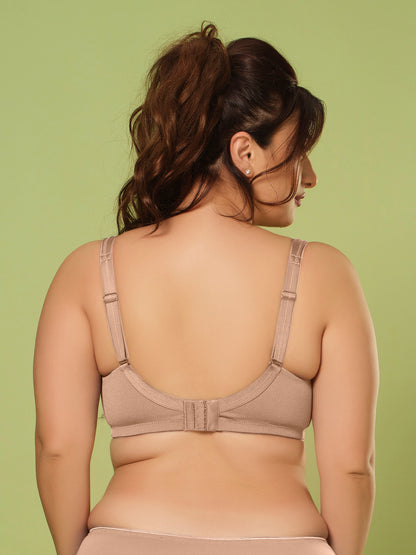 Sonari Women’s Bluma Ultimate Lift Bra | 3-Piece Cup, Full Coverage, Lace Styling, Side Support, Wide Cushioned Straps | Everyday Comfort & Support