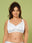 Sonari Women’s Bluma Ultimate Lift Bra | 3-Piece Cup, Full Coverage, Lace Styling, Side Support, Wide Cushioned Straps | Everyday Comfort & Support