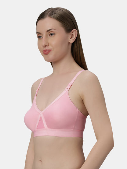 Womens Regular Bra | Non Padded, Medium Coverage, Detachable And Adjustable Straps, Wide Underbust Band For Support- Britney NX