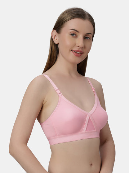 Womens Regular Bra | Non Padded, Medium Coverage, Detachable And Adjustable Straps, Wide Underbust Band For Support- Britney NX