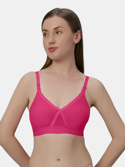 Womens Regular Bra | Non Padded, Medium Coverage, Detachable And Adjustable Straps, Wide Underbust Band For Support- Britney NX