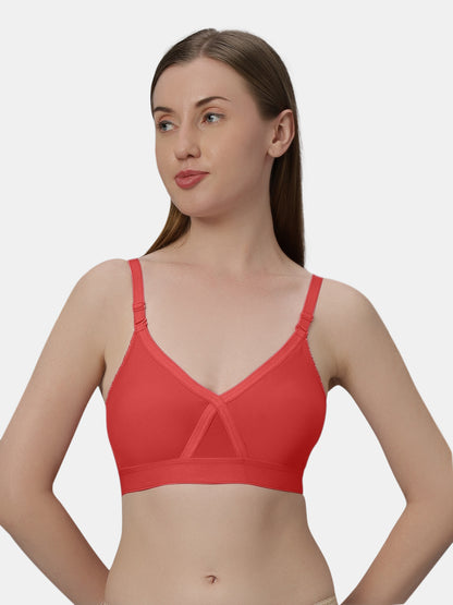Womens Regular Bra | Non Padded, Medium Coverage, Detachable And Adjustable Straps, Wide Underbust Band For Support- Britney NX