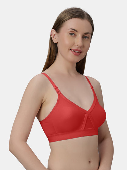Womens Regular Bra | Non Padded, Medium Coverage, Detachable And Adjustable Straps, Wide Underbust Band For Support- Britney NX