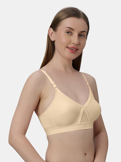 Womens Regular Bra | Non Padded, Medium Coverage, Detachable And Adjustable Straps, Wide Underbust Band For Support- Britney NX