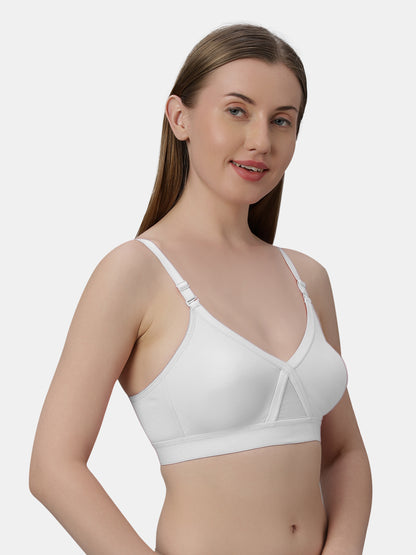 Womens Regular Bra | Non Padded, Medium Coverage, Detachable And Adjustable Straps, Wide Underbust Band For Support- Britney NX