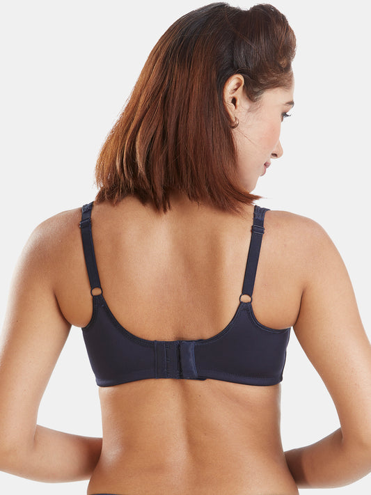 Non Padded Full Coverage Everyday Polyester Cotton Bra | Wire-Free, Adjustable Straps, Lightweight – SMT013