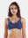 Non-Padded Non-Wired Molded Comfort Bra with Medium Coverage and Adjustable Straps in Cotton-Polyester - Yaris