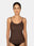 Full Coverage Non-Padded Wirefree Cotton Elastane Camisole with Adjustable Straps – CAMMY