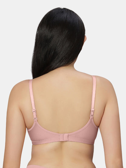 Non Padded Wirefree Cotton Polyester Moderate Coverage Minimizer Bra with Detachable Straps – Catwalk