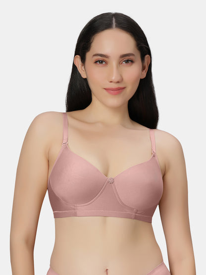 Non Padded Wirefree Cotton Polyester Moderate Coverage Minimizer Bra with Detachable Straps – Catwalk