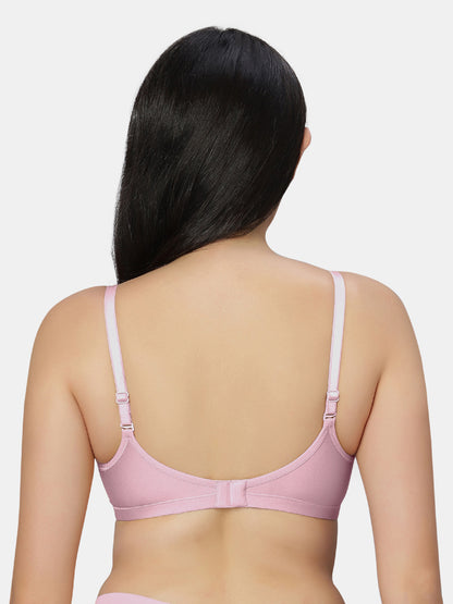 Non Padded Wirefree Cotton Polyester Moderate Coverage Minimizer Bra with Detachable Straps – Catwalk