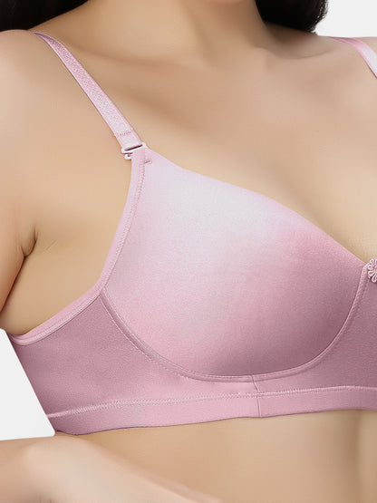 Non Padded Wirefree Cotton Polyester Moderate Coverage Minimizer Bra with Detachable Straps – Catwalk