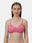 Medium Coverage Non Wired Non Padded Polyester Cotton Everyday Bra with Seamless Cups - Smile