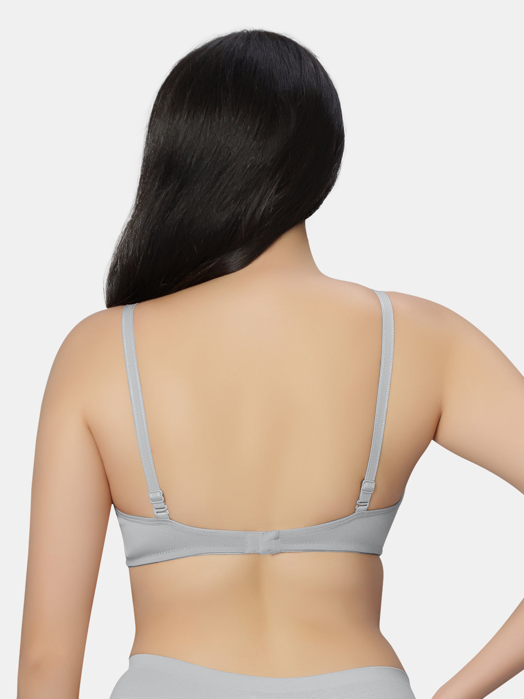 Comfortable-Padded-Non-Wired-T-shirt-Bra-with-Medium-Coverage-Knox-Grey-Back