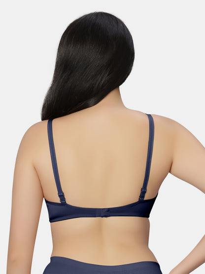 Comfortable-Padded-Non-Wired-T-shirt-Bra-with-Medium-Coverage-Knox-Navy-Back