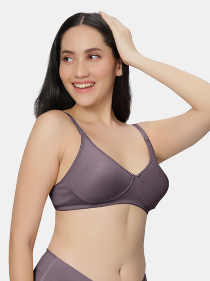 Comfortable-Padded-Non-Wired-T-shirt-Bra-with-Medium-Coverage-Knox-Navy-onion-Front-Left