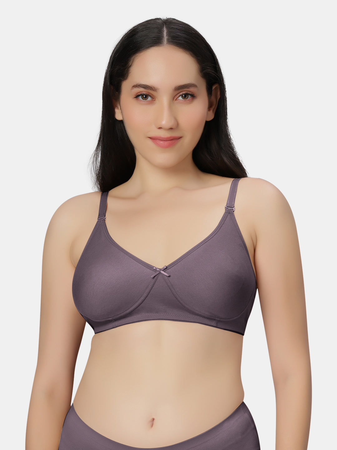 Comfortable-Padded-Non-Wired-T-shirt-Bra-with-Medium-Coverage-Knox-Navy-onion-Front