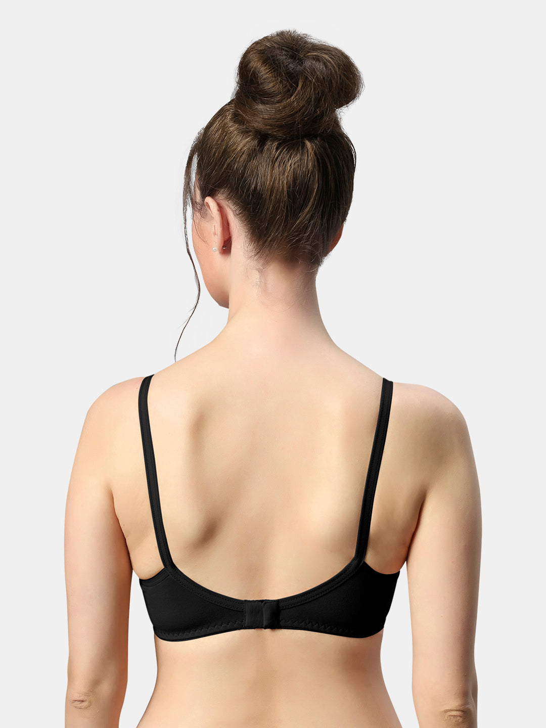 Cotton-Molded-Bra-Albela-Black-Back