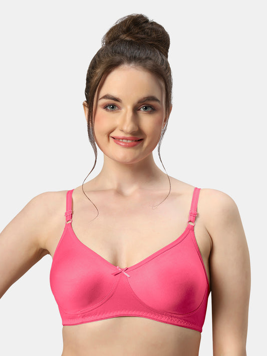 Cotton-Molded-Bra-Albela-Coral-Front