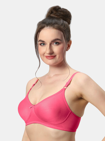 Cotton-Molded-Bra-Albela-Coral-Left