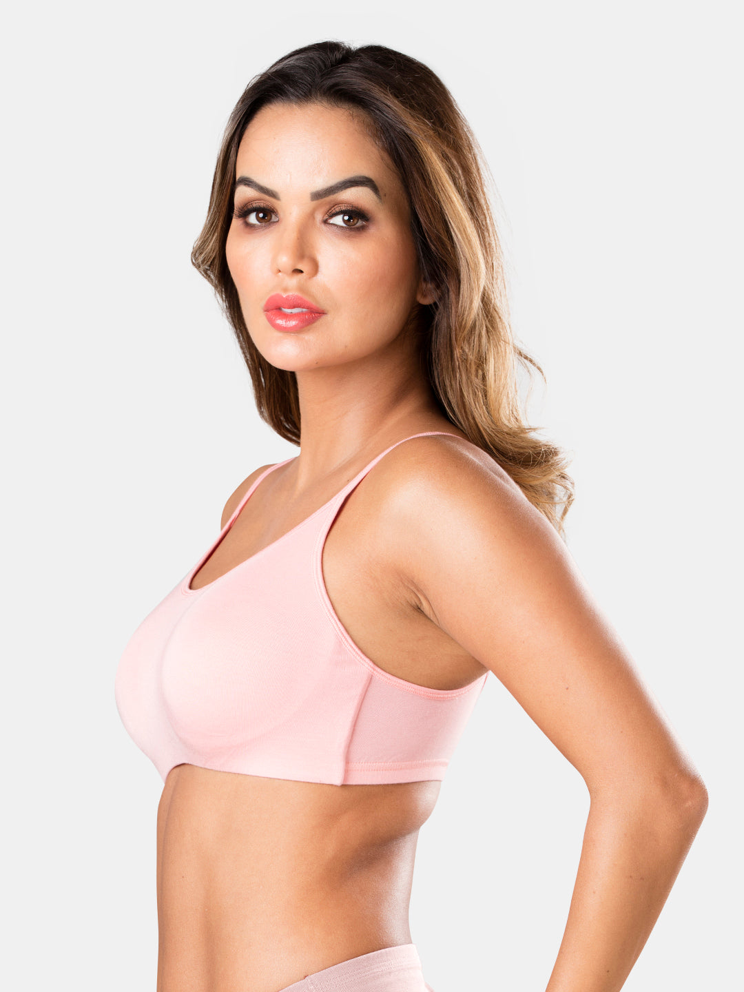 Cotton_Modal-Cami-Bra-Full-coverage-Beginner-Peach-Left