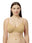 Non Padded Wire Free Essential Cotton Spandex Bra with Medium Coverage, Adjustable Straps, Hook & Eye Closure - D-14