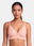 Padded Wirefree Low Coverage Cotton Spandex Lace Fashion Bra with Adjustable Straps – DELAOUR