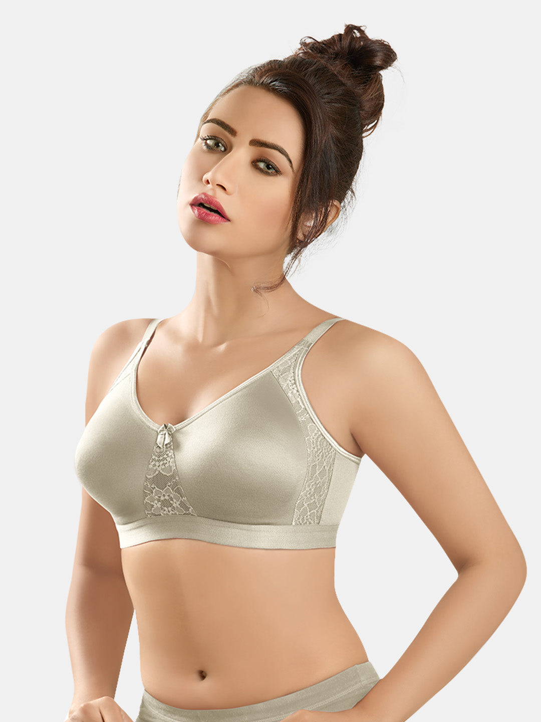 Everyday-Non-Padded-Bra-Banana-Sand-Front