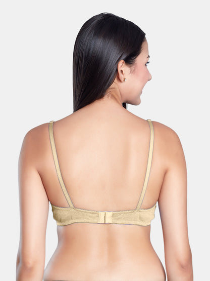 Non-Padded Wirefree Medium Coverage Polycotton Minimizer Bra – FELONG