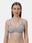 Medium Coverage Non Wired Non Padded Polyester Cotton Everyday Bra with Seamless Cups - Smile
