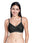 Non Padded Super Soft Cotton Regular Bra with Medium Coverage, Wire Free, Adjustable Straps - Impress
