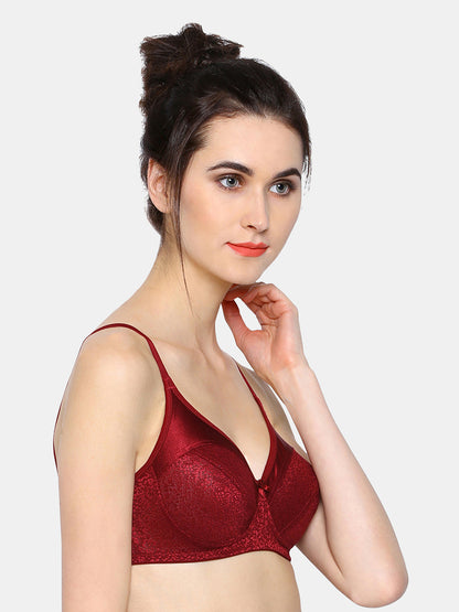 Kareena-Women's-Fancy-Net-Bra-Maroon-Right