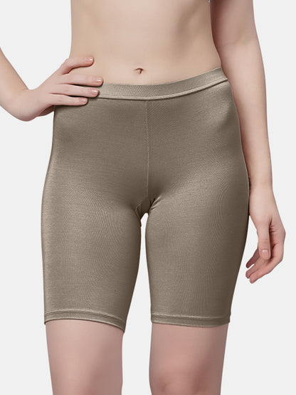 Modal Spandex Stretchable Cycling Shorts for Women - Ladybird