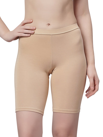 Modal Spandex Stretchable Cycling Shorts for Women - Ladybird