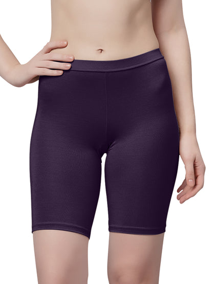 Modal Spandex Stretchable Cycling Shorts for Women - Ladybird