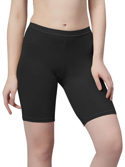 Modal Spandex Stretchable Cycling Shorts for Women - Ladybird