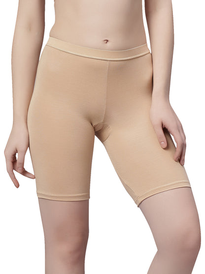 Modal Spandex Stretchable Cycling Shorts for Women - Ladybird