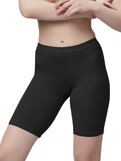 Modal Spandex Stretchable Cycling Shorts for Women - Ladybird